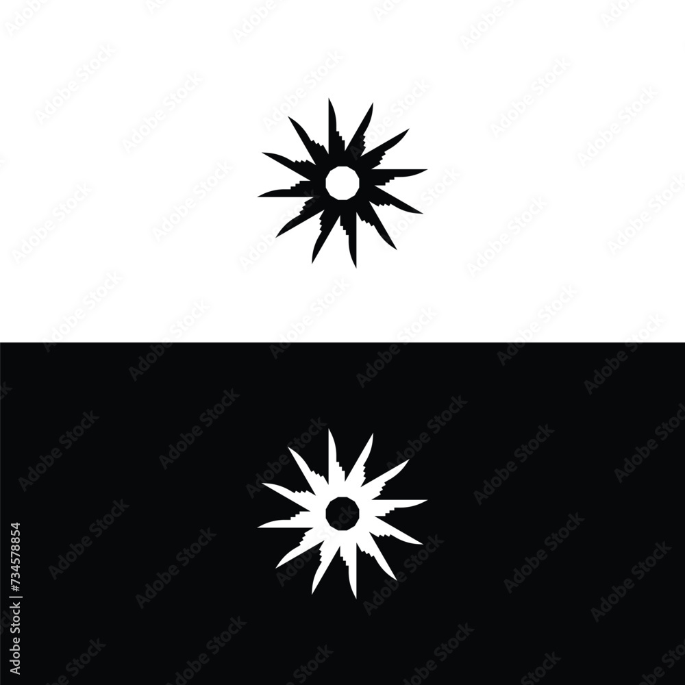 Fototapeta premium Round circular banner frames, borders . Circle vector logo