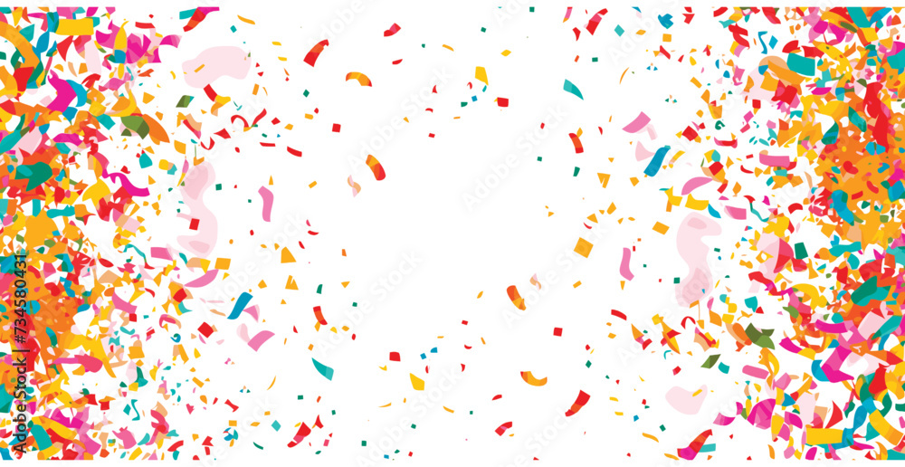 Celebration confetti falling background