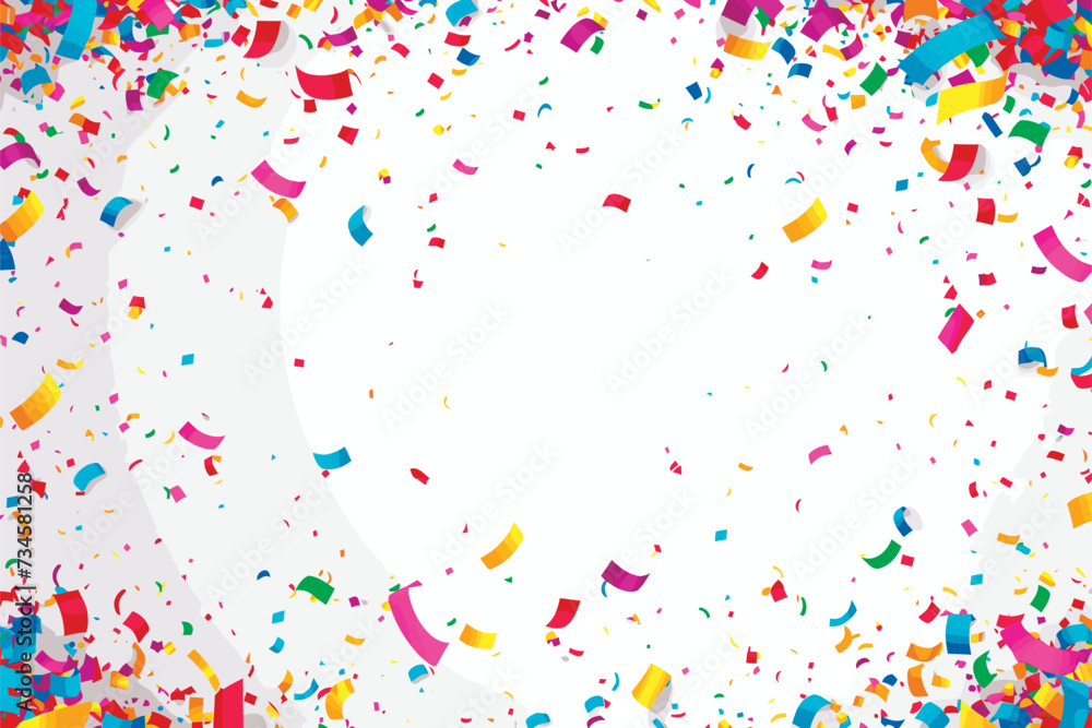 Celebration confetti falling background Celebration confetti falling background