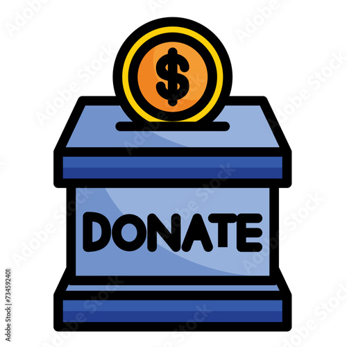 Donation Box Icon