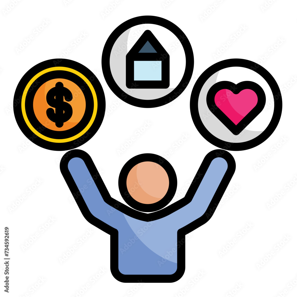 Fototapeta premium Welfare Icon