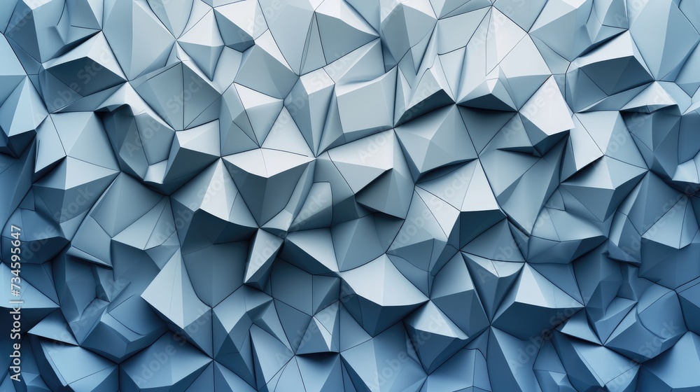 Explore a modern geometric 3D mosaic graphics lowpoly template as an abstract backdrop. Ai Generated. Explore a modern geometric 3D mosaic graphics lowpoly template as an abstract backdrop. Ai Generated.