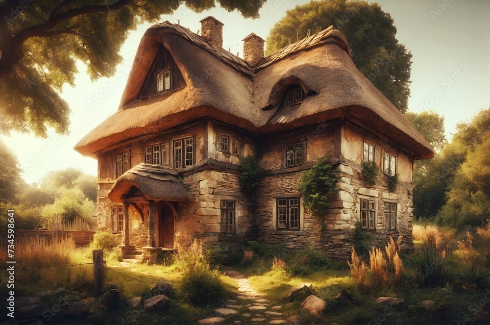an extremely old house an extremely old house