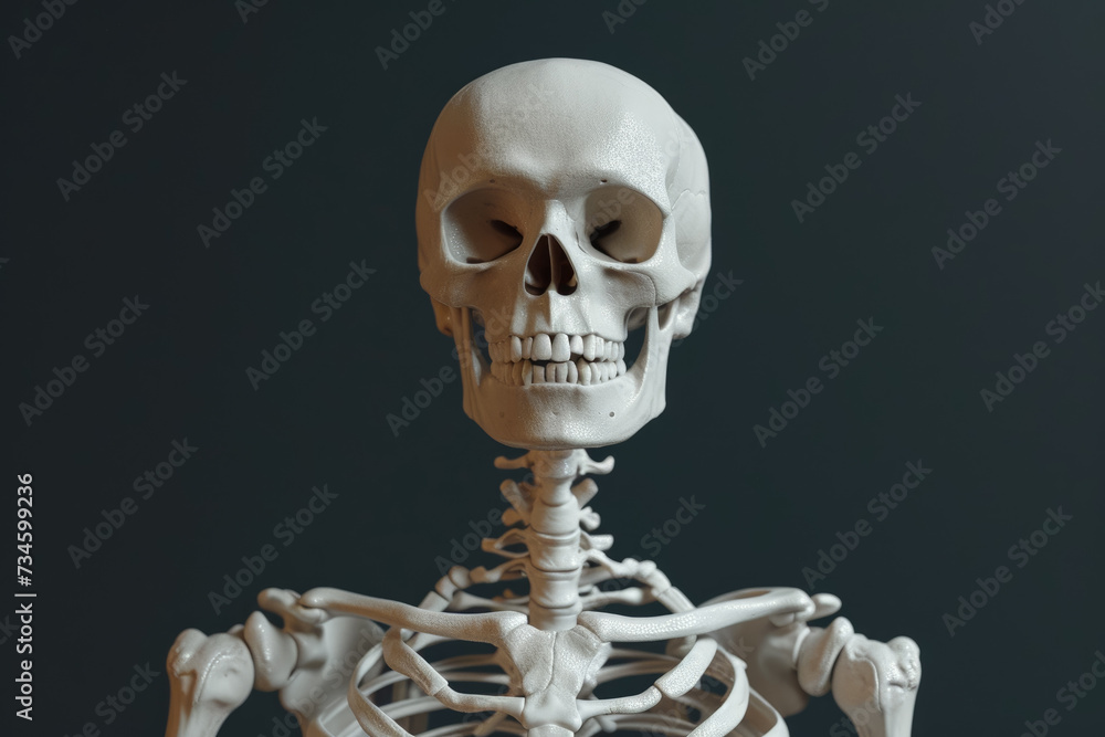 human skeleton, with bones and joints moving human skeleton, with bones and joints moving