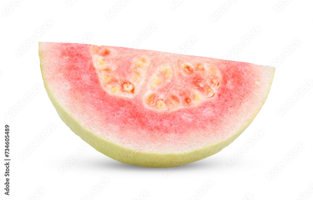 pink guava isolated on transparent png pink guava isolated on transparent png