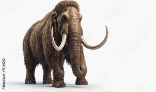 Default Mammoth isolated on a white background
