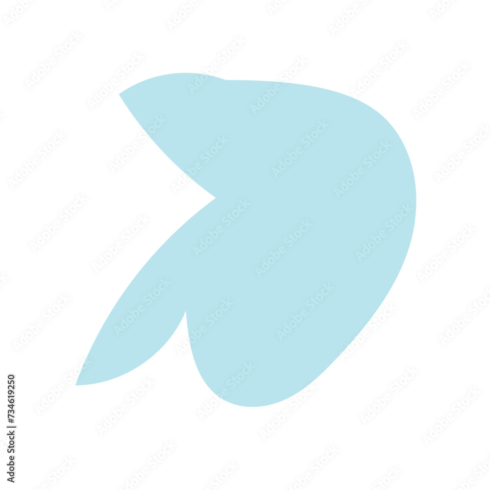 Blue abstract shapes vector Blue abstract shapes vector