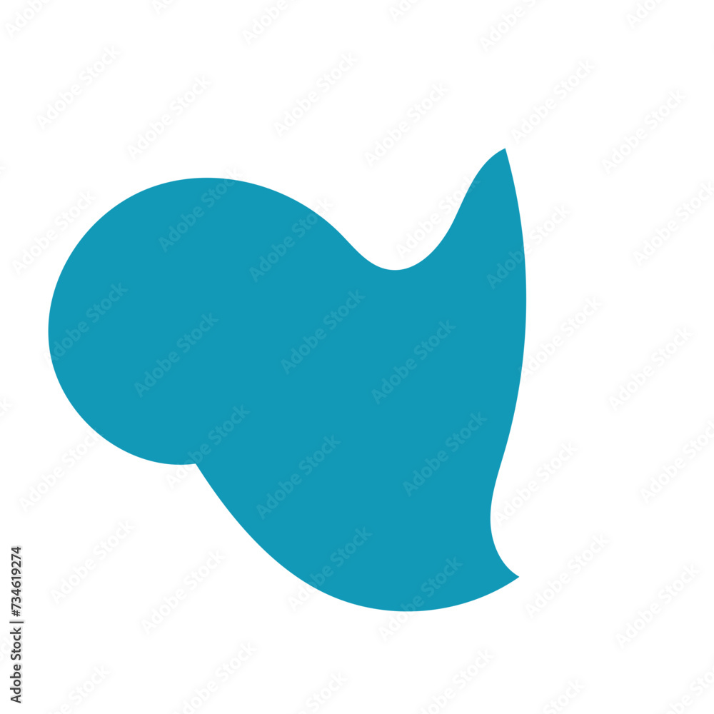 Blue abstract shapes vector Blue abstract shapes vector
