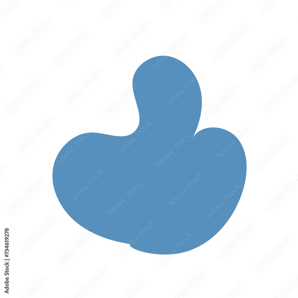 Blue abstract shapes vector Blue abstract shapes vector