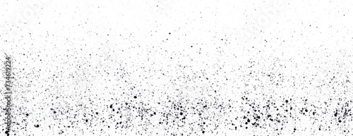 Grunge dot, dust, old, texture overlay pattern on white empty, background a4 poster or banner vector illustration