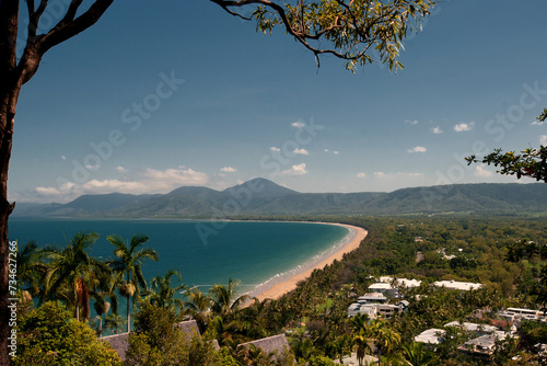 Port Douglas, Four Mile Beach view, North Queensland, Australia photo