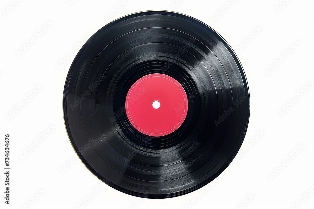 7 inch vinyl single record on white background 7 inch vinyl single record on white background