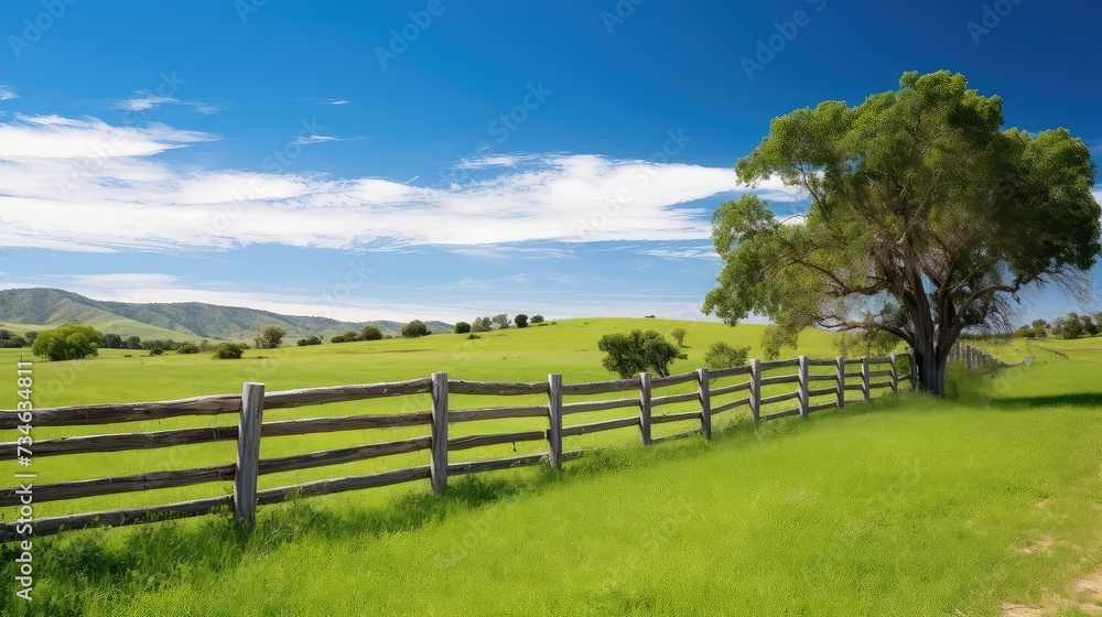 country white farm fence