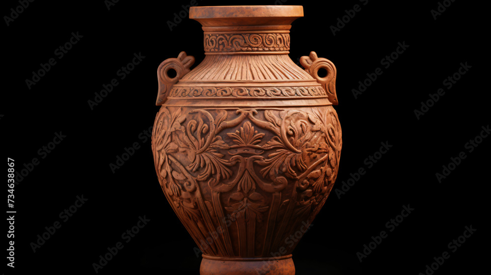 Ancient clay vase