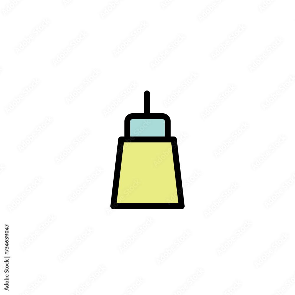 Tools Hair Style Filled Outline Icon Tools Hair Style Filled Outline Icon