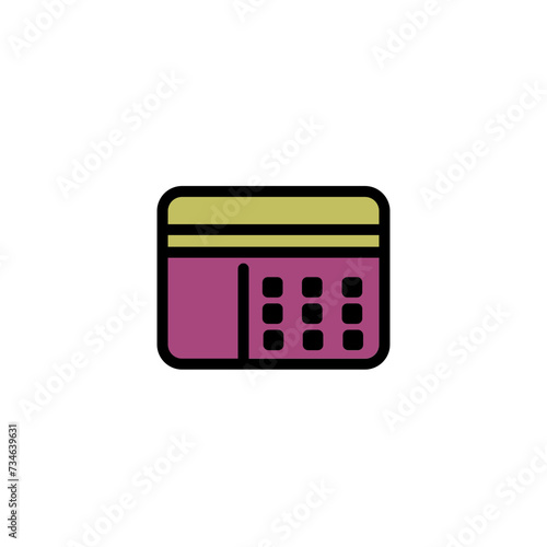 Date Visit Groomer Filled Outline Icon