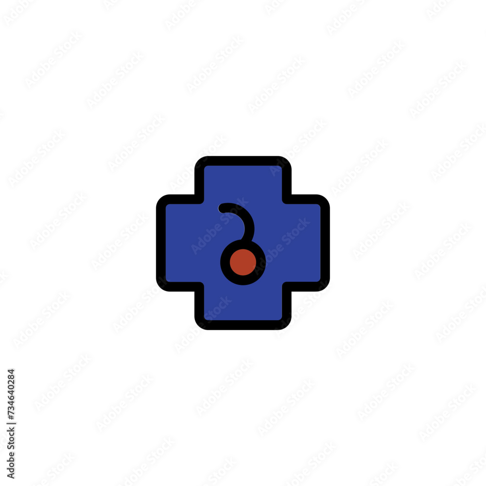 Hair Health Loss Filled Outline Icon Hair Health Loss Filled Outline Icon