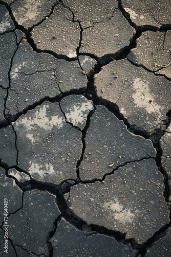 asphalt in cracks texture