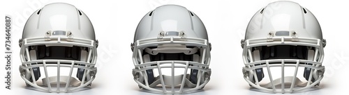 football helmet isolated on white background