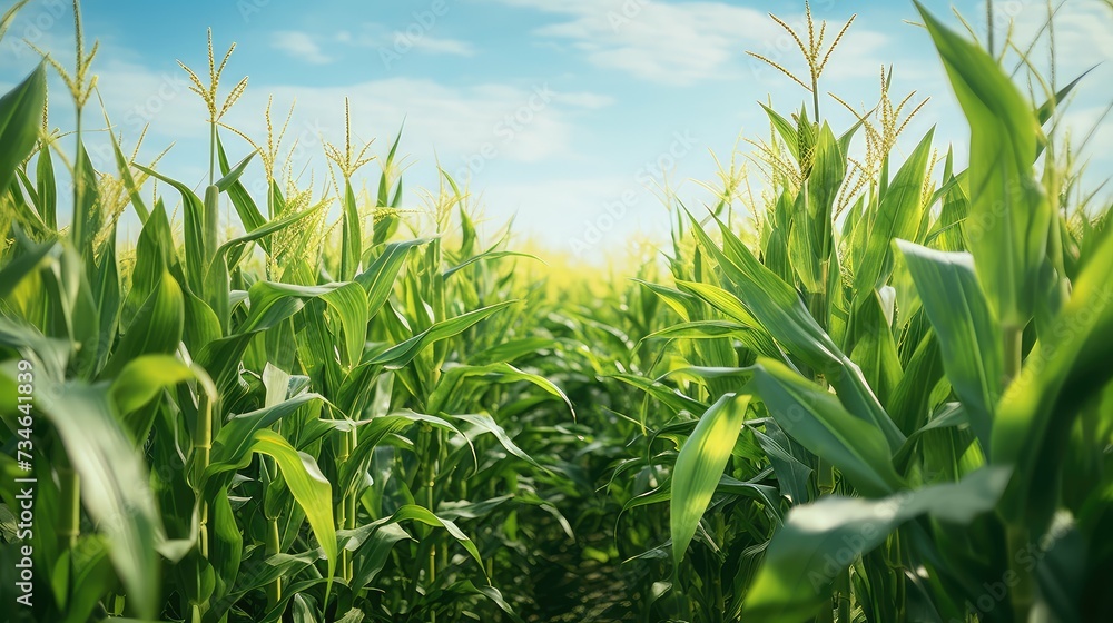 farm corn growing farm corn growing