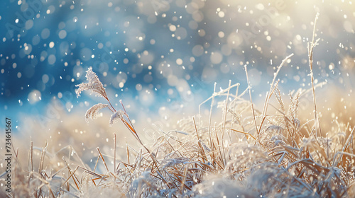 beautiful winter background © Hassan