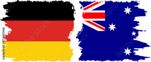 Australia and Germany grunge flags connection vector Free Download Australia and Germany grunge flags connection vector - GFXLoad