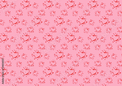 A background with a soft and romantic color palette, bringing a warm sense of love. The orderly and elegant heart pattern creates a captivating design. Ideal for design projects looking to celebrate a