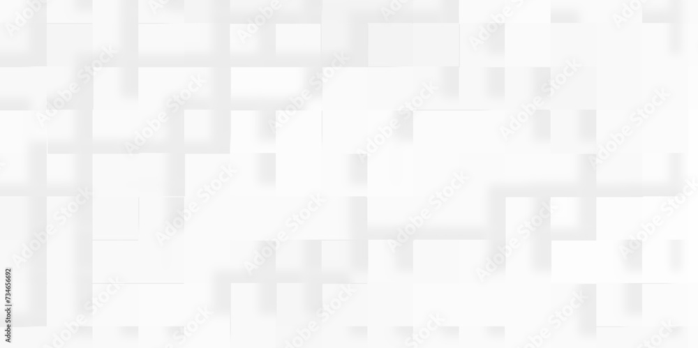 White decorative web banner background with various 3d block pattern, Embossed paper square white geometric pattern of 3d blocks Background, Abstract business block pattern geometric background. White decorative web banner background with various 3d block pattern, Embossed paper square white geometric pattern of 3d blocks Background, Abstract business block pattern geometric background.