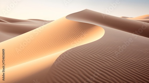 The mesmerizing swirls of a sand dune
