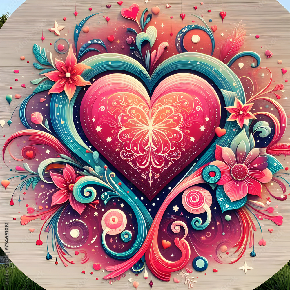 Heart shape design Heart shape design