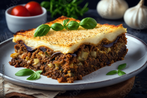moussaka, generated by artificial intelligence