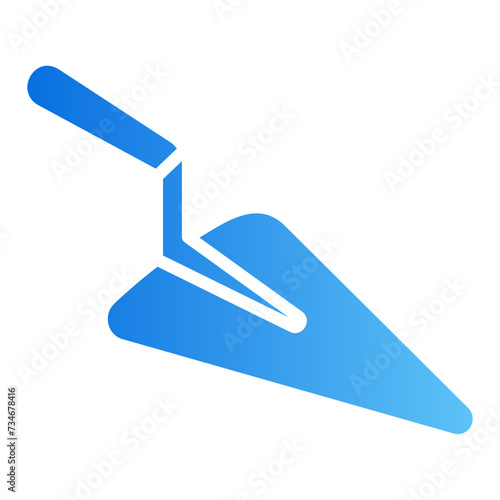 trowel gradient icon