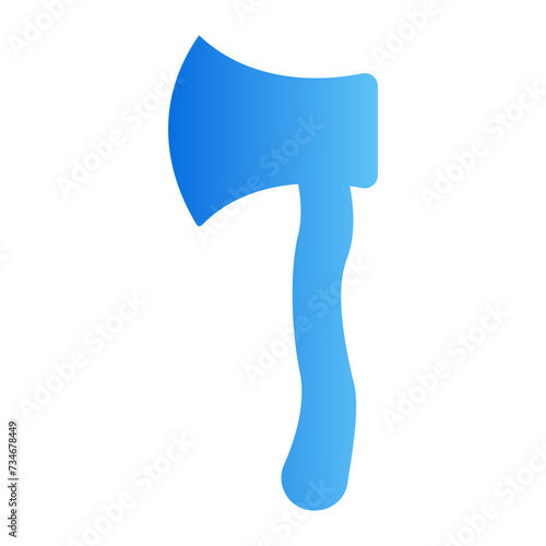 axe gradient icon
