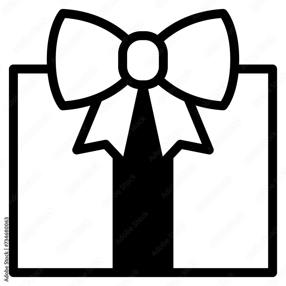 Obraz premium Gift box icon