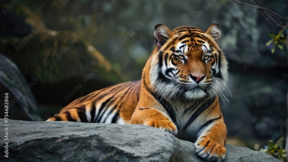 Obraz premium tiger in the zoo