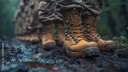 Boots on the Ground: A Soldier's Footwear Generative AI