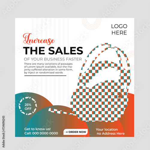 Vector Professional Social media Post Design Terneplate 