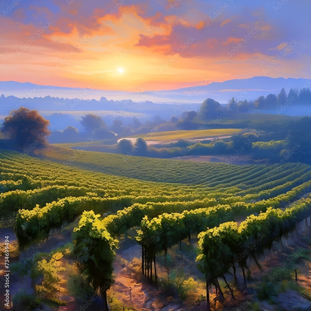 the process of growing grapes, vineyard grown on plantations, uniqueness, mountains of nature, bushes, tea plantations, asia, summer, sun, grow, aoda, sunrise, sunlight, incredible view, water, greene