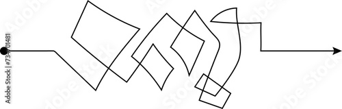 From knotty mess to clear answer: Explore playful lines & simplify your problem-solving journey.