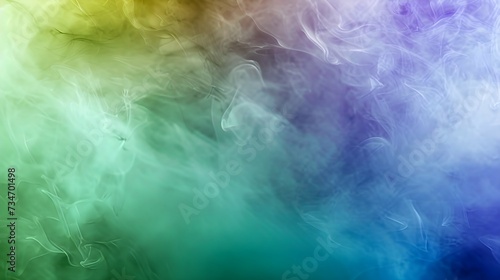 abstract rainbow background mottled, smokey background in blue, green and purple