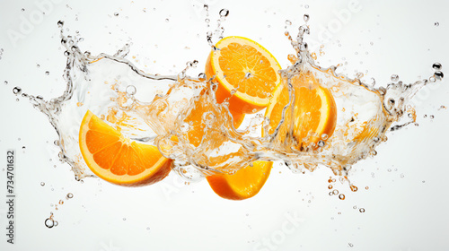 Orange with soda