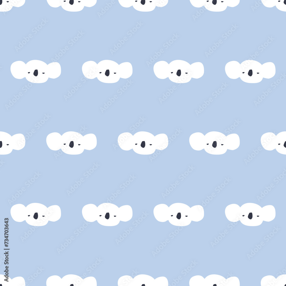 seamless pattern, koala art surface design for fabric scarf and decor
seamless pattern, koala art surface design for fabric scarf and decor
