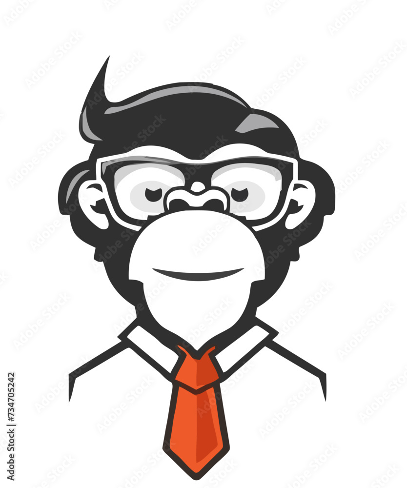 monkey businessman monkey businessman