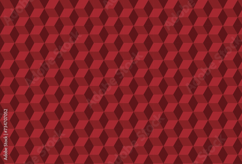 geometric pattern with square in red tones, vector, background, texture