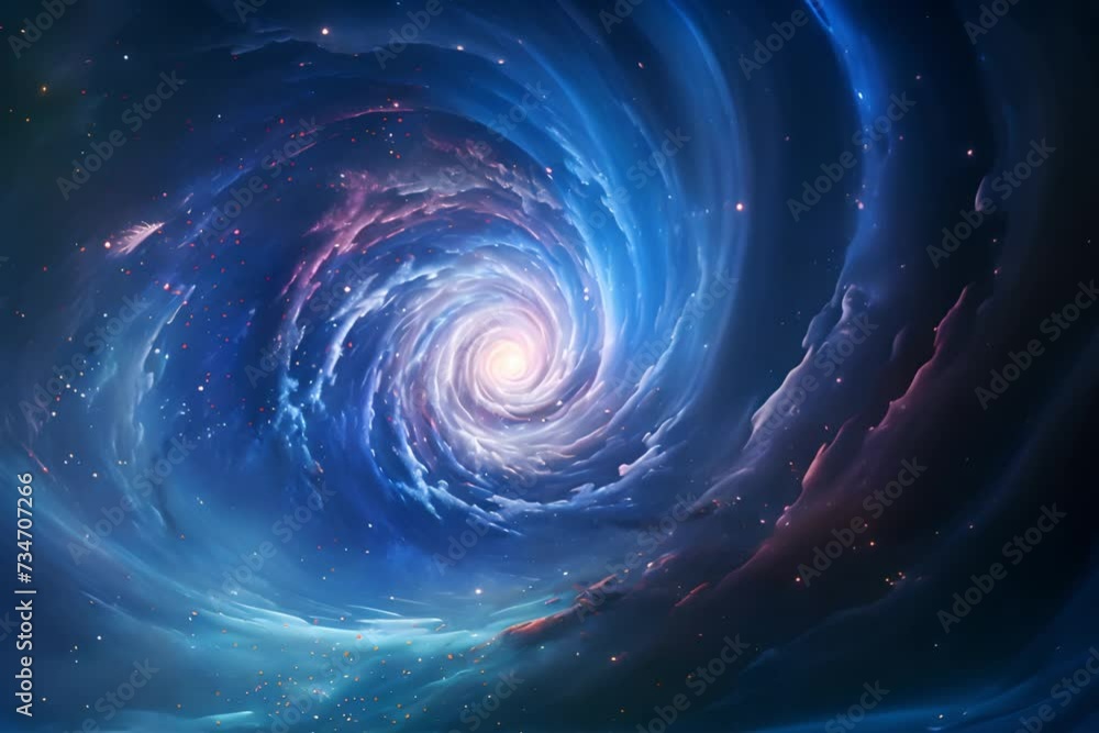 galactic vortex in outer space galactic vortex in outer space