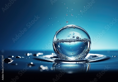 Wallpaper Mural water droplets Torontodigital.ca