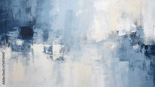 青っぽい黒の油絵背景_2