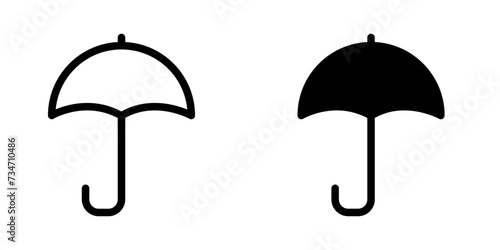 Illustration Vector Graphic of Umbrella icon