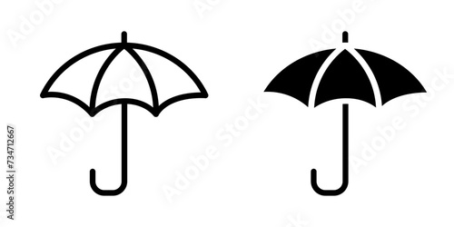 Illustration Vector Graphic of Umbrella icon
