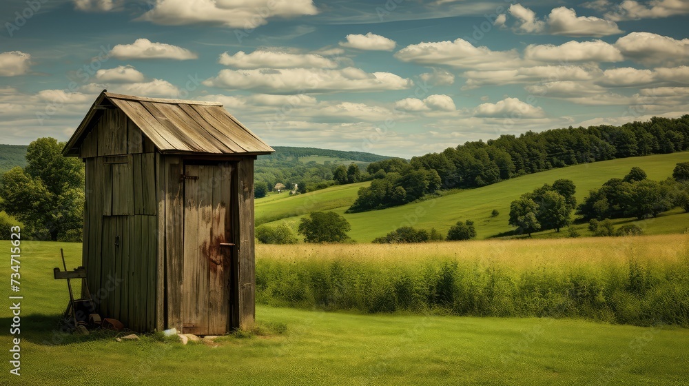 Obraz premium barn outhouse farm